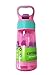 Contigo Kids AUTOSPOUT Kids Striker Water Bottle, 14-Ounce, Petal Pink with Graphics