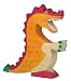 Holztiger Dragon Wooden Figure (Red)_s-1