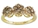Jewelry : 10KT 1.00CTW CHAMPAGNE DIAMOND CLUSTER RING ERV=1000.00