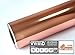 VViViD DECO65 Metallic Chrome Rose Gold Gloss Permanent Adhesive Craft Vinyl 12