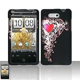 Black Silver Pink Red Vine Heart Snap on Design Case Hard Case Skin Cover F ....