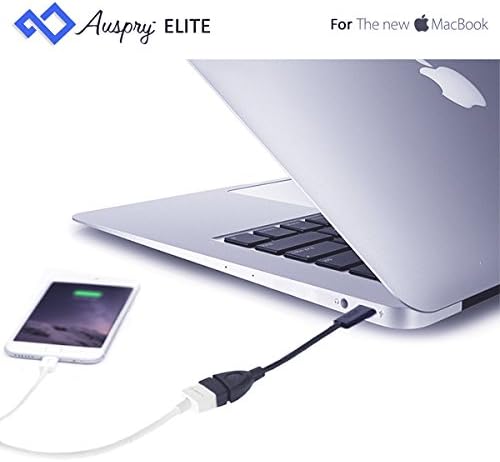 Auspry Elite - USB-C Adapter - For The New Macbook - USB Type C Adapter - USB 3.1 Cable - USB-C to USB Adapter - High Data Speed up to 10 GB/sec - For Google Chromebook Pixel - USB 3.0 and 2.0 Compatible - USB C Adapter - Lifetime Guarantee