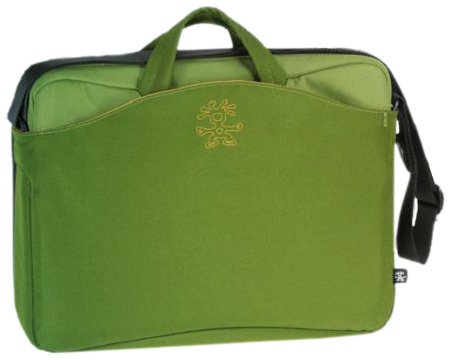 Crumpler The Chester Squander Laptop Briefcase Bag, Olive/Lt Olive