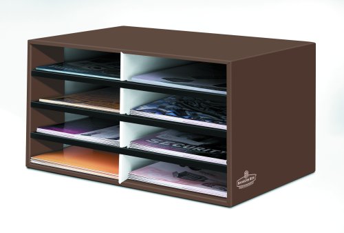 Fellowes Bankers Box, Mocha Brown 8 Slot Literature Sorter (6130301)