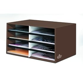 Fellowes Bankers Box, Mocha Brown 8 Slot Literature Sorter (6130301)