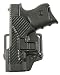 Glock 26/27/33 CQC SERPA Carbon Fiber Paddle/Belt Holster Left Hand