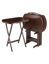 Furniture: Winsome Wood TV Tray Set - Winsome Trading, Inc.
