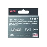 Arrow Fastener 605 Wide Crown Swingline Heavy Duty 5/16-Inch Staples, 1,000-Pack