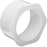 Spears PVC Pipe Fitting, Bushing, Schedule 40, White, Spigot x NPT Female