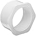 Spears 438 Series PVC Pipe Fitting, Bushing, Schedule 40, White, 1/2