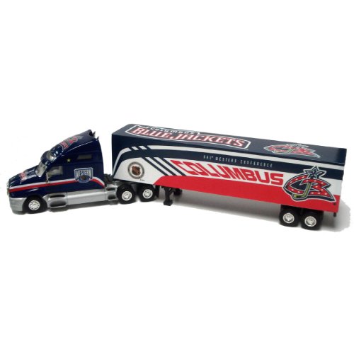 NHL Columbus Blue Jackets  Tractor Trailer 1:80 Scale Diecast