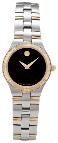 MOVADO Watch:Movado Women's 605046 Juro Diamond Accented Two-Tone Watch Images
