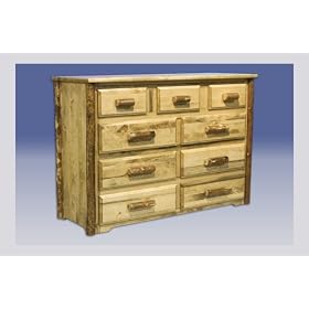 Dresser - 9 Drawer Glacier Country Collection