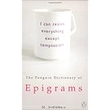 the penguin dictionary of epigrams penguin reference books