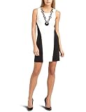 donna morgan Women's Sleeveless Lightweight Ponte Dress w/ Necklace