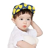ベビー 帽子 ハンチング 赤ちゃん キャップ 綿混 新生児 女の子 男の子 ジャージー地 通気 快適 肌触りいい お出かけ アウトドア カワイイ お出産祝い プレゼント レモン ネイビー イエロー