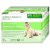 Simply Right Baby Care Premium Baby Wipes 810-count