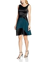 RIVIVI 6269 Vestido (Negro / Verde Agua)