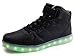 Comfortgo Kid High Top Classic LED Light Up Shoes Girl Boy Fashion Sneakers (Toddler/Little Kid/Big Kid)