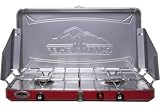 Campchef Mountain Series 2 Burner Stove With Built-In Matchless Ignition 25000 Btus