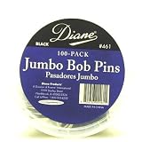 Diane Jumbo Bob Pins 100's Black Tub (Case of 6)