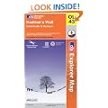 Hadrian's Wall (OS Explorer Map): Haltwhistle & Hexham. Showing part of the Northumberland National Park, Hadrian's Wall Path and Pennine Way