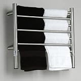 Amba / Jeeves Amba Towel Warmer- H Straight, Brushed, 20.5 x 18 7, Bars HSB20