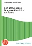 List of Dungeons Dragons 4th Edition Monsters