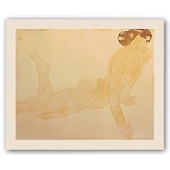 Femme nue, allongee sur le venture von August Rodin Kunstdruck