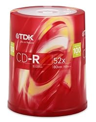 TDK 52X CDR 80 Minute / 700MB 100 Pack Spindle