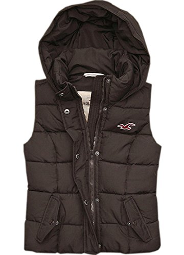 (ホリスター) Hollister Co. レディース ジャケット アウター フード付き ダウンベスト(down vest) 中綿ベスト [並行輸入品]