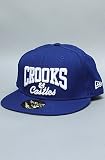 Crooks and Castles The Core Logo Cap in Royal,Hats for Men
