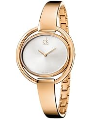 Womens Calvin Klein ck Impetuous Adjustable Bangle Watch K4F2N616