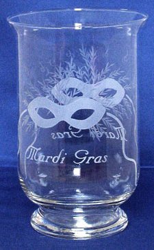 Individually Hand Etched Mardi of Two