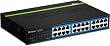 TRENDnet 24-Port Unmanaged Gigabit GREENnet Desktop Switch (24 x Gigabit Auto-MDIX RJ-45 Ports) TEG-S24Dg (Black Metal)