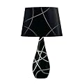 Dorotea Ceramic Table Lamp - Black (23")&nbsp;