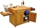 Catskill Craftsmen Empire Kitchen Island With Two Pull-Out Leaves