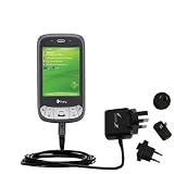 International Wall / AC Charger for the HTC P4350 - Gomadic Brand w/ TipExchange Technology