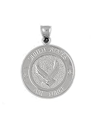 Clevereves 14K White Gold Pendant Military Inspired 9.7 - Gram(s)