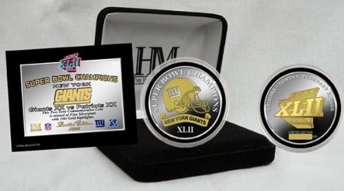 Buy 2008 New York Giants Super Bowl XLII Champion 2 Tone Coin by No manufacturer