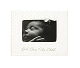C.R. Gibson Ceramic Photo Frame, Bless This Child