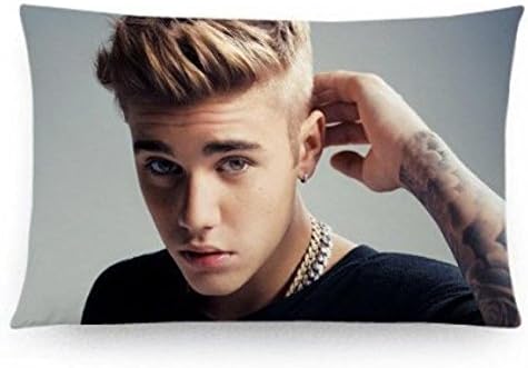 Justin Bieber Charming Pandora Design Custom Zippered Pillow Case 20x30 (twin sides print)