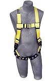 DBI/SALA Delta No-Tangle Harness with back D-ring and tongue buckle leg straps. Model 1102000