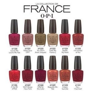 OPI La colelction de France Complete Set 12 bottles