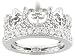 1.59CTW BELLA LUCE DIAMOND SIMULANT STERLING SILVER CROWN DESIGN RING