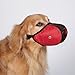 Guardian Gear Cordura Nylon Fabric Mesh Dog Muzzle, Small, 7-Inch, Red