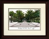 University of South Florida Alma Mater Alma Mater 14x18 Lithograph in Mahogany Frame