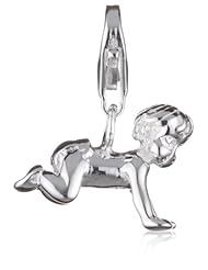VINANI brand Germany 925 Sterling Silver Charm Pendant crawling Baby shiny HBY