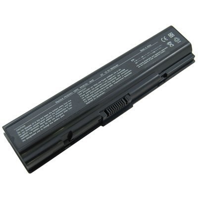 Laptop Battery for Toshiba Satellite A205-S5000, 9 cells 6600mAh Black