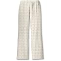 Snowflake Print Knit Pajama Pant